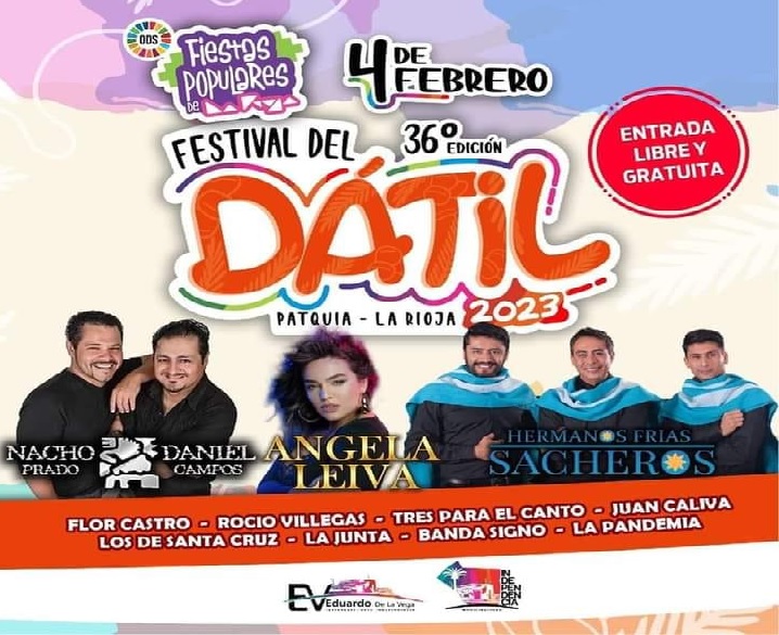 PATQUIA: SE REALIZA EL 36 FESTIVAL DEL DÁTIL CON ENTRADA LIBRE Y GRATUITA 