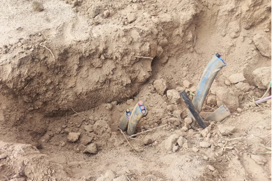 VARIOS BARRIOS CON POCA AGUA PORQUE LADRONES ROBARON LA BOMBAS DE LAS PERFORACIONES 