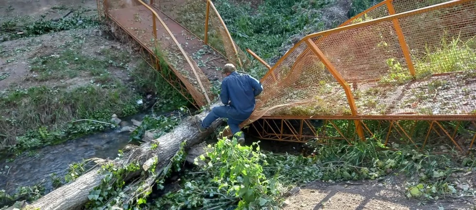 Tras el temporal, el Parque El Bosquecillo de Sañogasta permanecerá cerrado hasta nuevo aviso
