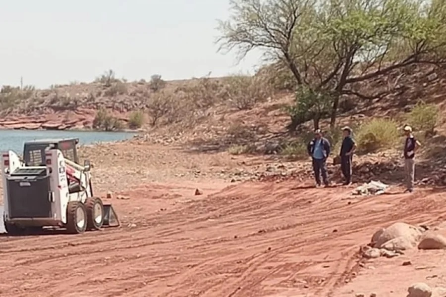 Municipio realizó diversos trabajos de mantenimiento en el embalse Villa Unión