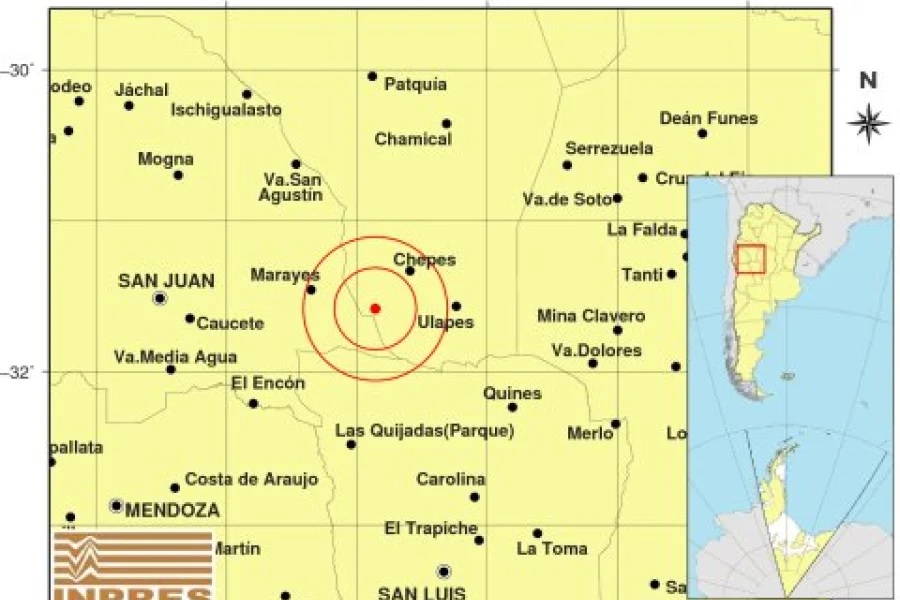 Temblor en el sur de La Rioja