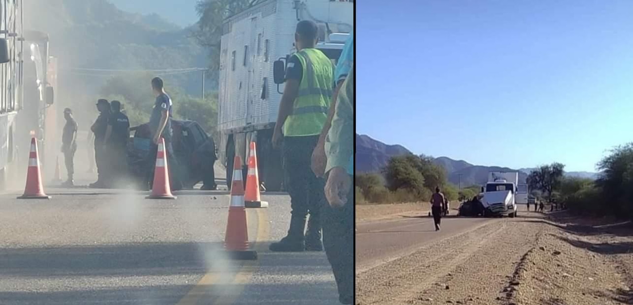 CATAMARCA: Choque entre un auto y un camión, dos personas perdieron la vida