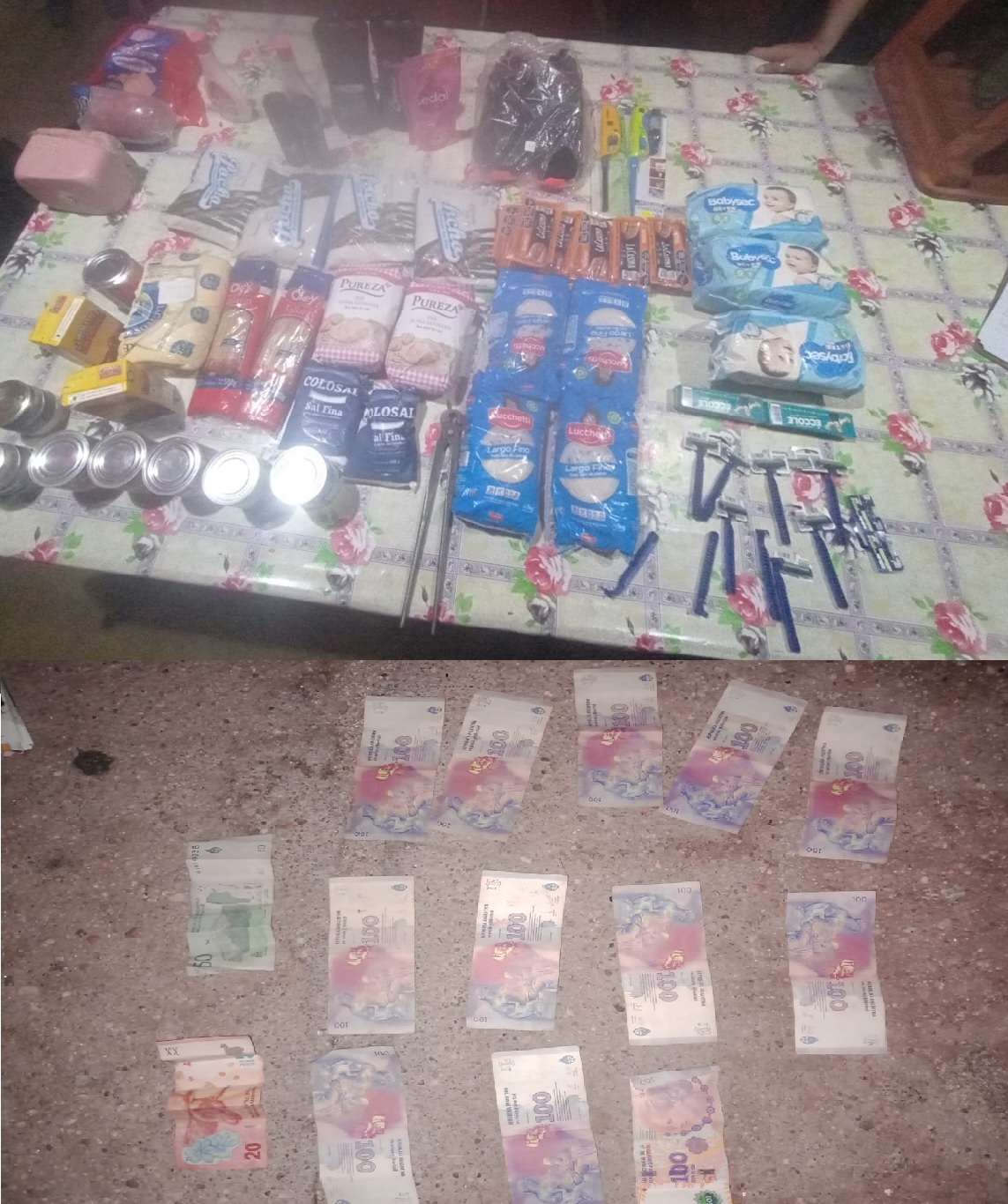 AIMOGASTA: DELINCUENTES DETENIDOS POR ROBAR EN UN SUPERMERCADO 