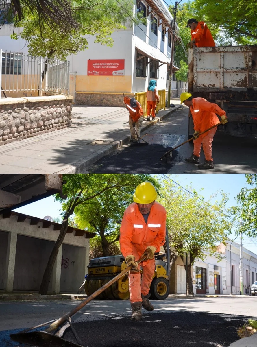 El Municipio avanza con operativos de bacheo en la Ciudad