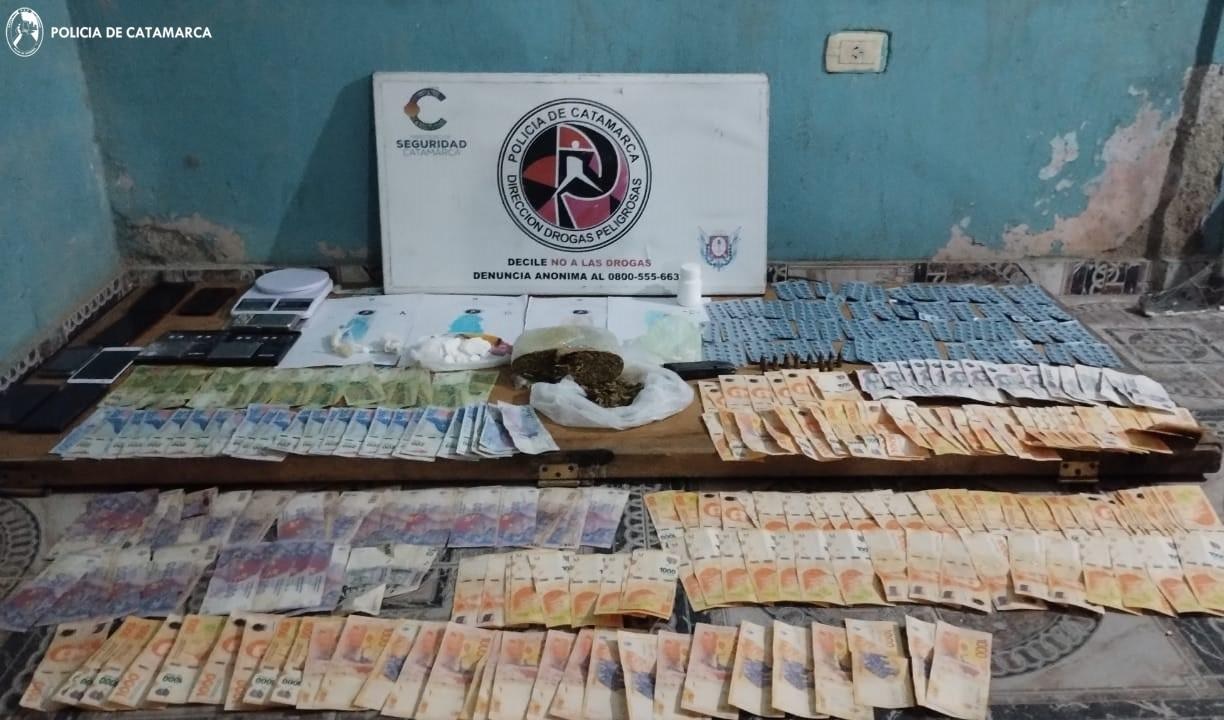 CATAMARCA: Desbaratan un punto de venta de drogas en Valle Viejo