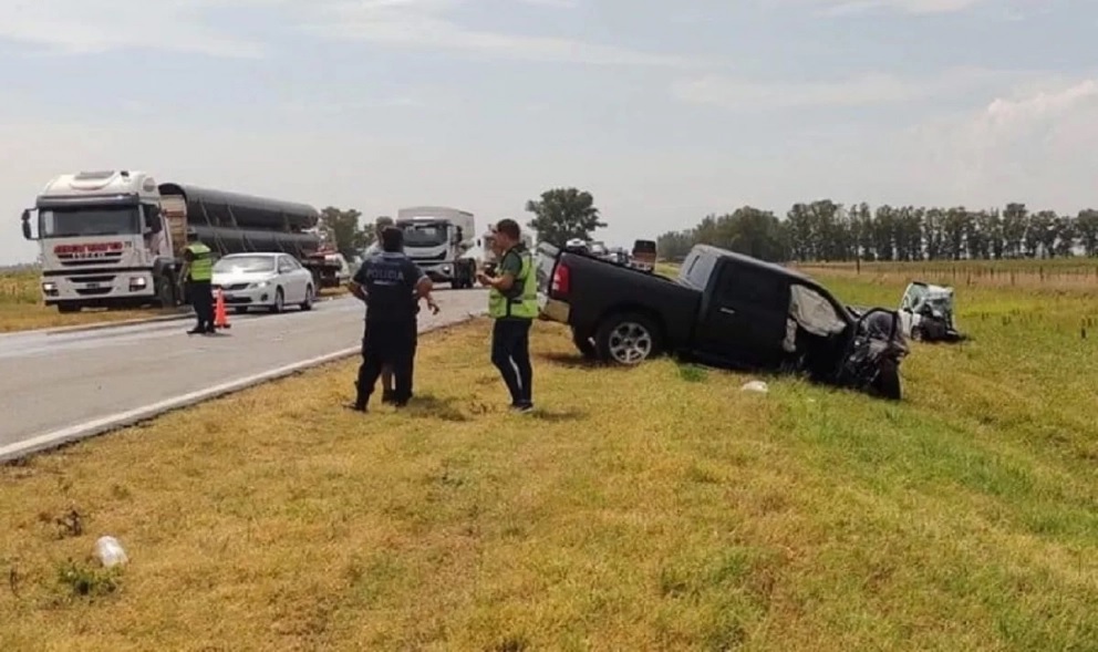 Se accidentó el hijo de Ramón Diaz y su nuera falleció por un choque frontal