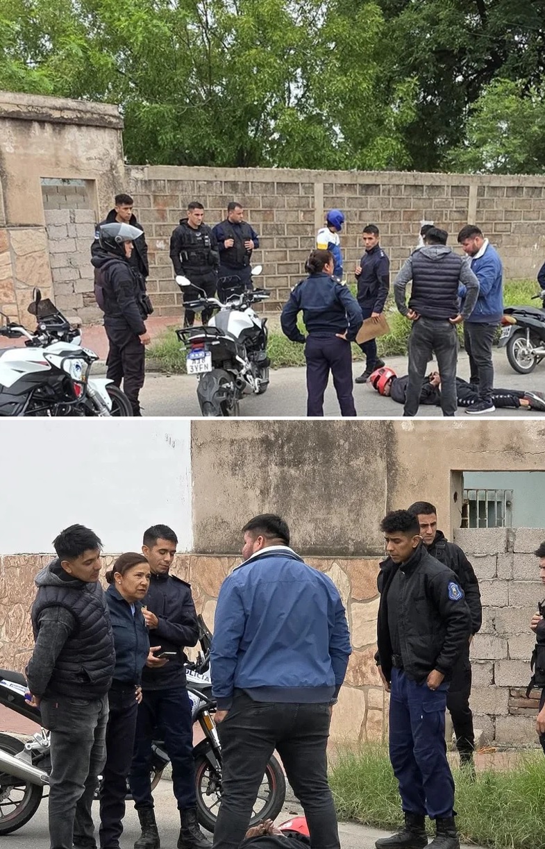 Operativo cerrojo realizado por la Policía en Dardo Rocha y primero de marzo