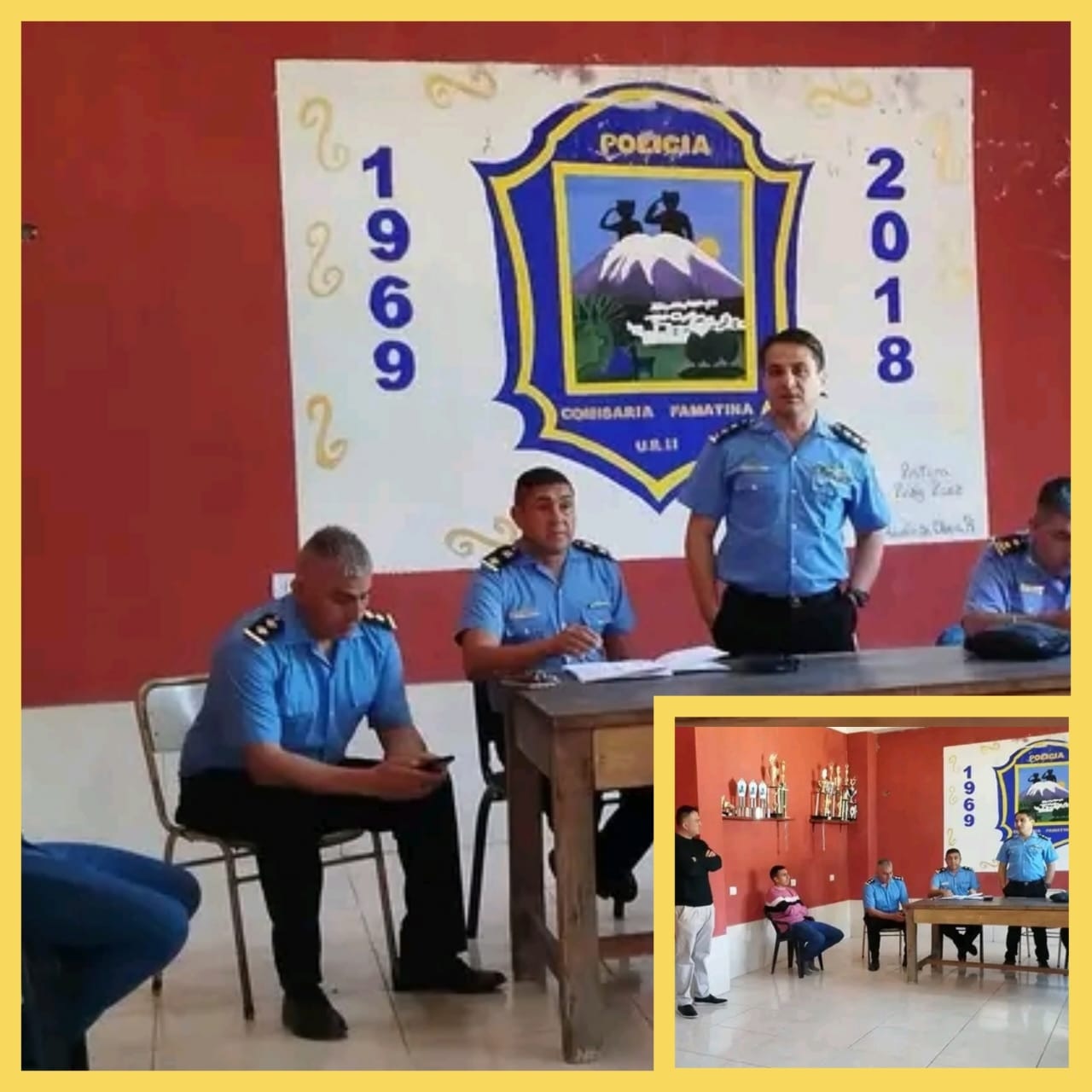 IMPORTANTE REUNION DE TRABAJO EN COMISARIA DE FAMATINA 👮‍♂️👮‍♀️