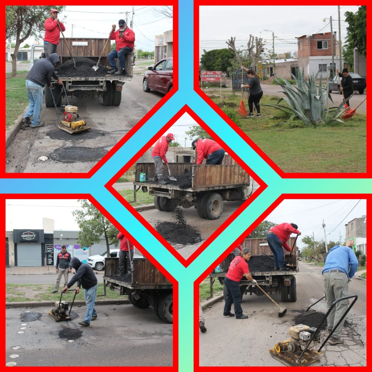 CONTINÚA EL PLAN DE BACHEO EN ZONA SUR POR PARTE DEL MUNICIPIO CAPITAL
