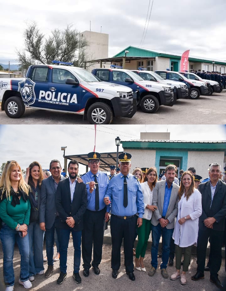 EL GOBIERNO REFUERZA LA SEGURIDAD EN EL SUR PROVINCIAL MEDIANTE LA ENTREGA DE 5 PATRULLEROS 0KM 