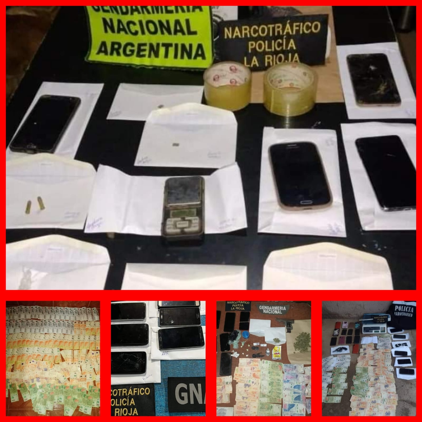 LA POLICIA Y GENDARMERIA ALLANARON 6 DOMICILIOS EN EL BARRIO FRANCISCO II DURANTE OPERATIVO ANTIDROGAS 
