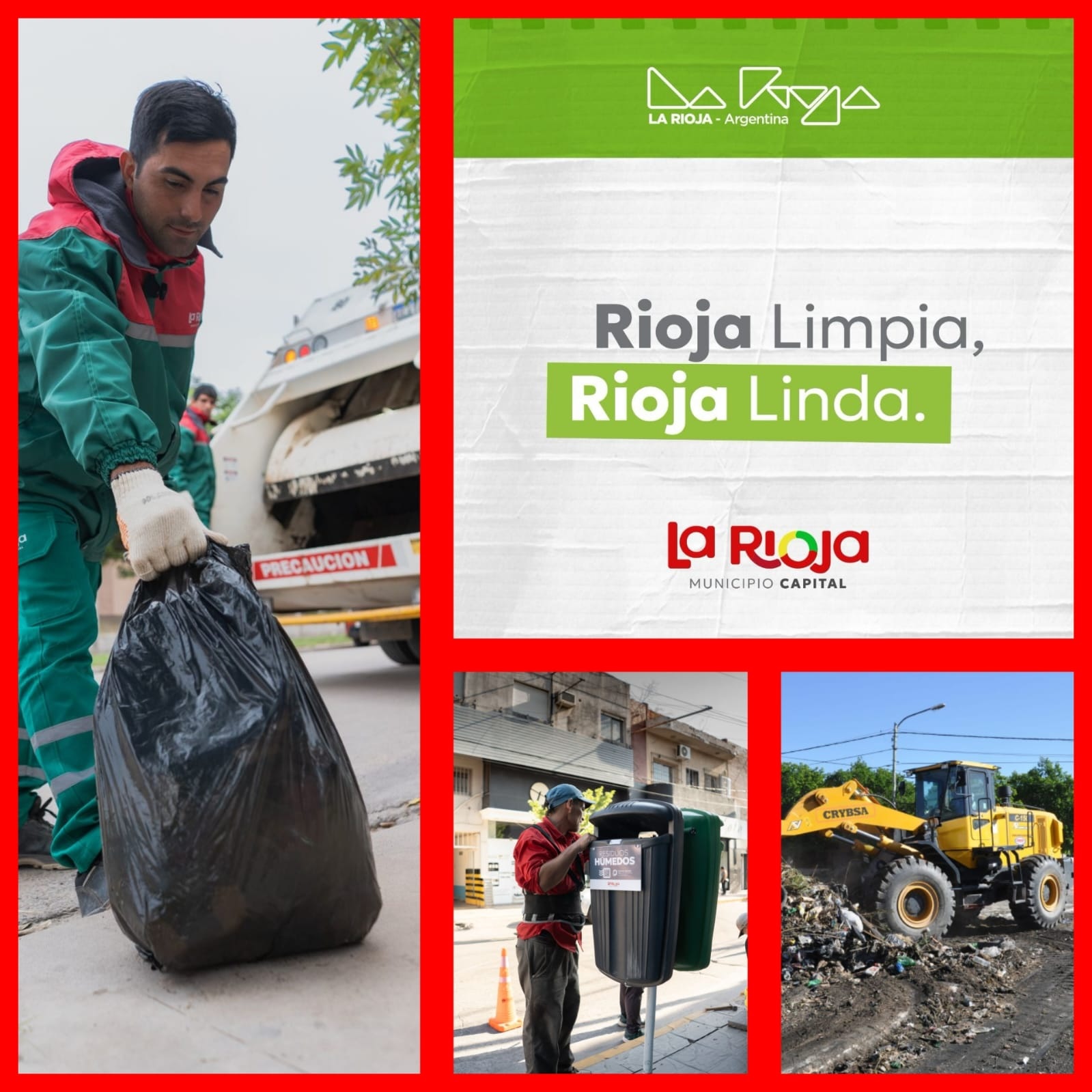 EL MUNICIPIO LANZÓ LA CAMPAÑA “RIOJA LIMPIA, RIOJA LINDA”