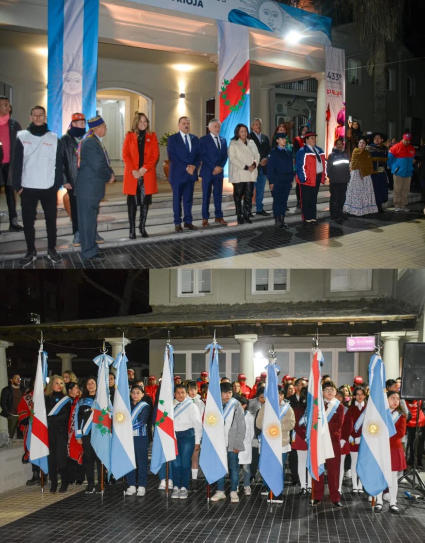 Diana de honor por el 433° aniversario de La Ciudad de La Rioja