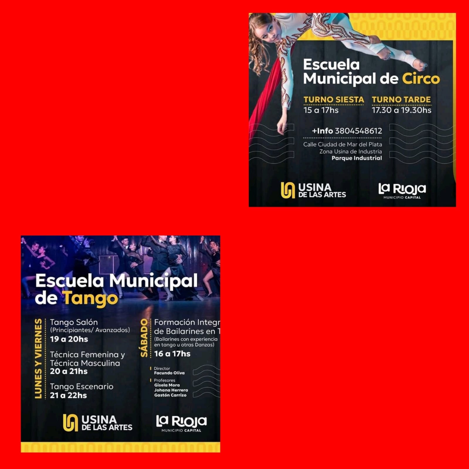 🎭 La Usina de Arte tiene muchísimas actividades culturales y artísticas para proponerte 💃🏻