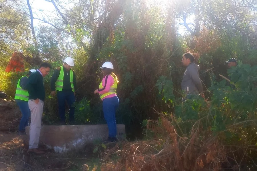 Realizan gaviones en la zona de Schaqui y Las Talas