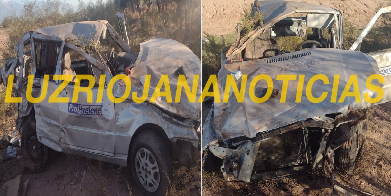 VICHIGASTA: VUELCO EN RUTA NACIONAL 74  