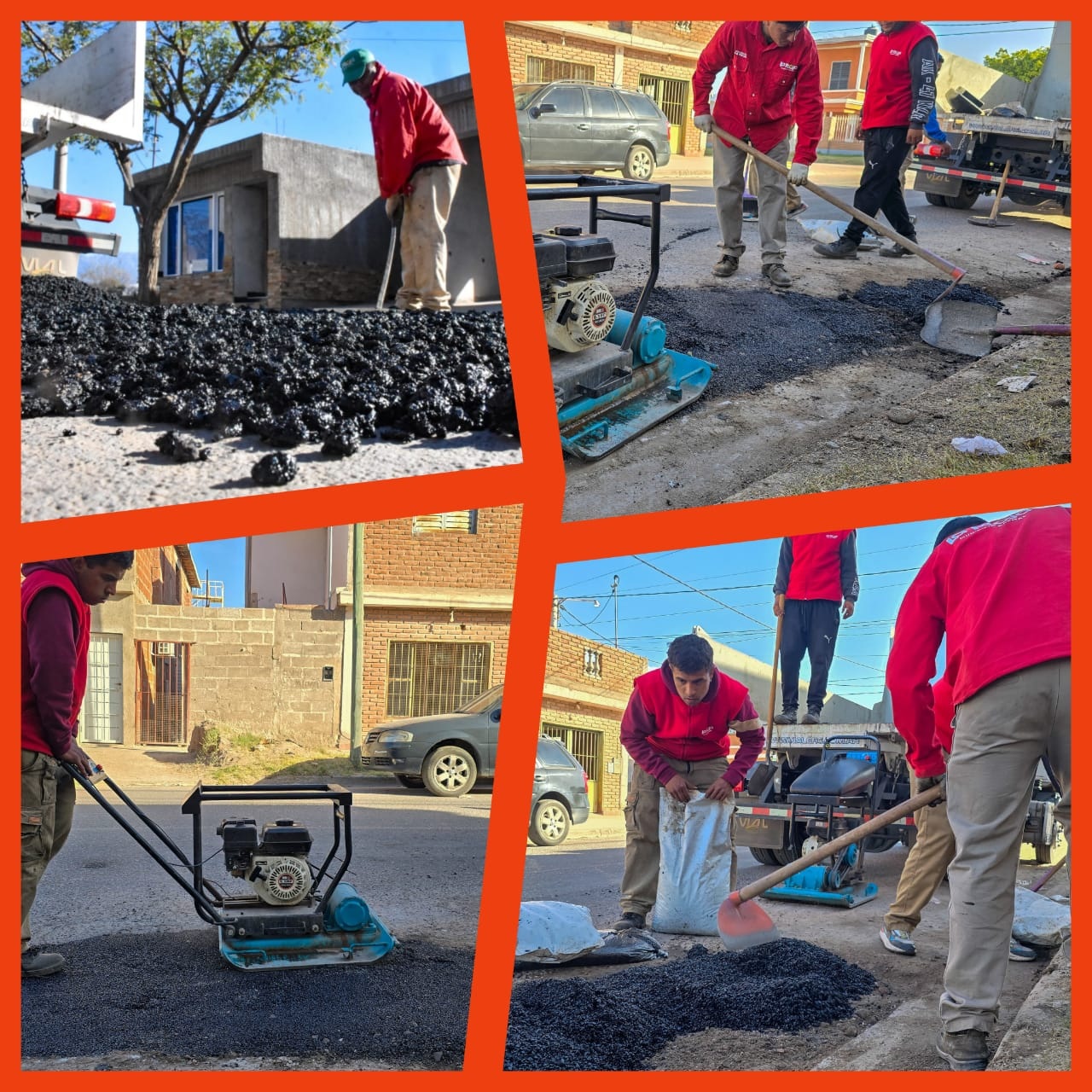 EL MUNICIPIO BACHEO CALLES QUE ERAN UNA TRAMPA PARA CONDUCTORES 