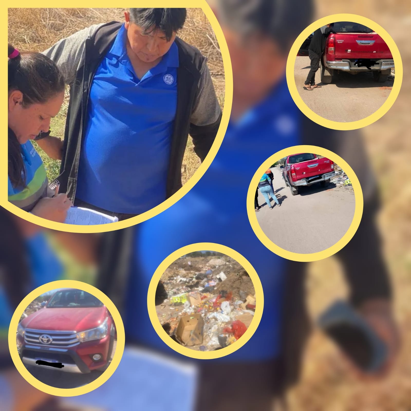 CIUDADANO BOLIVIANO SANCIONADO POR ARROJAR BASURA 