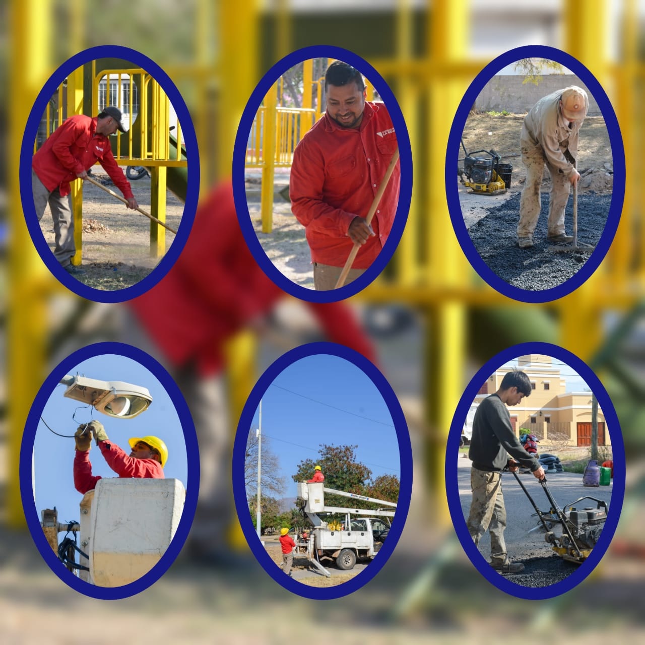 BACHEO, LUMINARIA Y LIMPIEZA EN EL BARRIO SAN MARTÍN