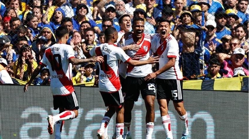 River se quedó con un caliente Superclásico en la Bombonera