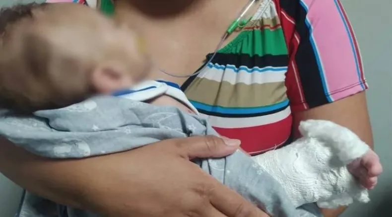 Mamá sanjuanina y su novio quiebran a una beba