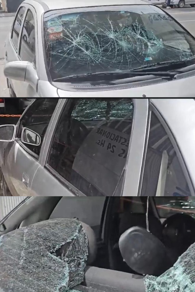 CATAMARCA: Vio a su expareja con otra en Bigote Disco y le destrozó el auto