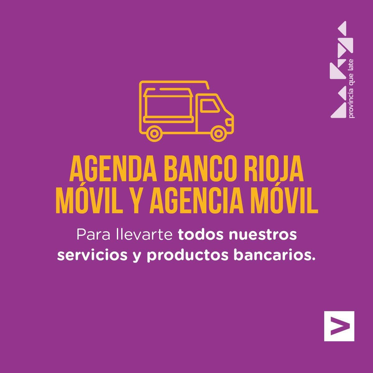 Este jueves la agencia Móvil en Barrio Carlos Menem Jr. 
