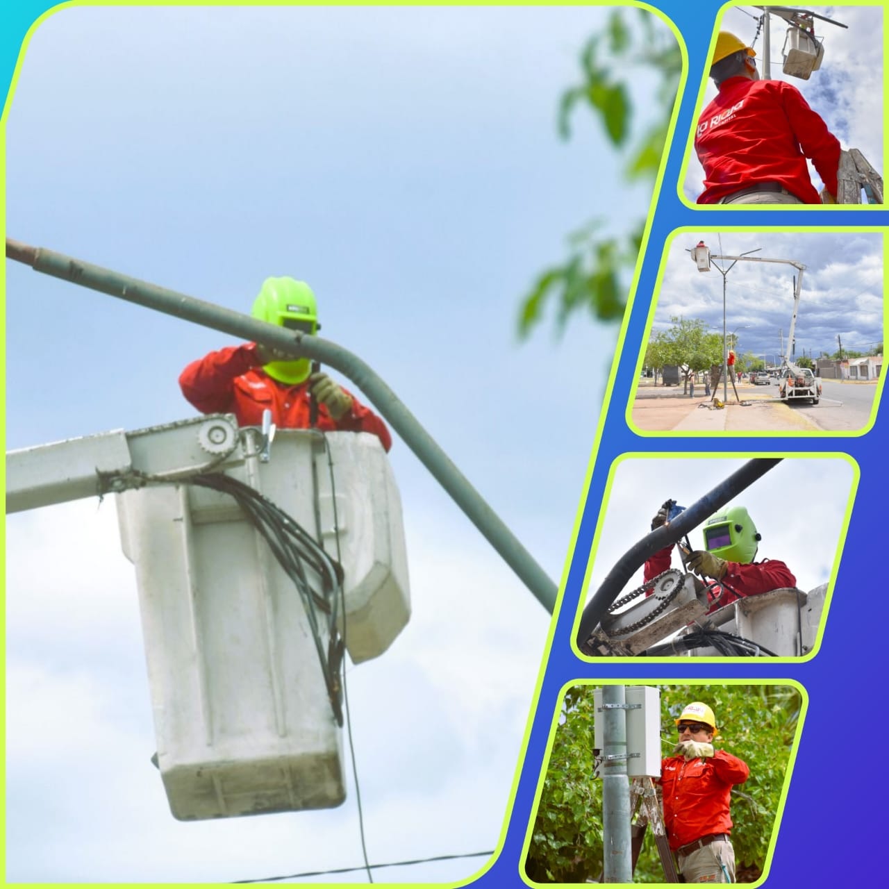 MÁS ILUMINACIÓN BARRIAL: EL MUNICIPIO LLEGÓ AL BARRIO HOSPITAL.