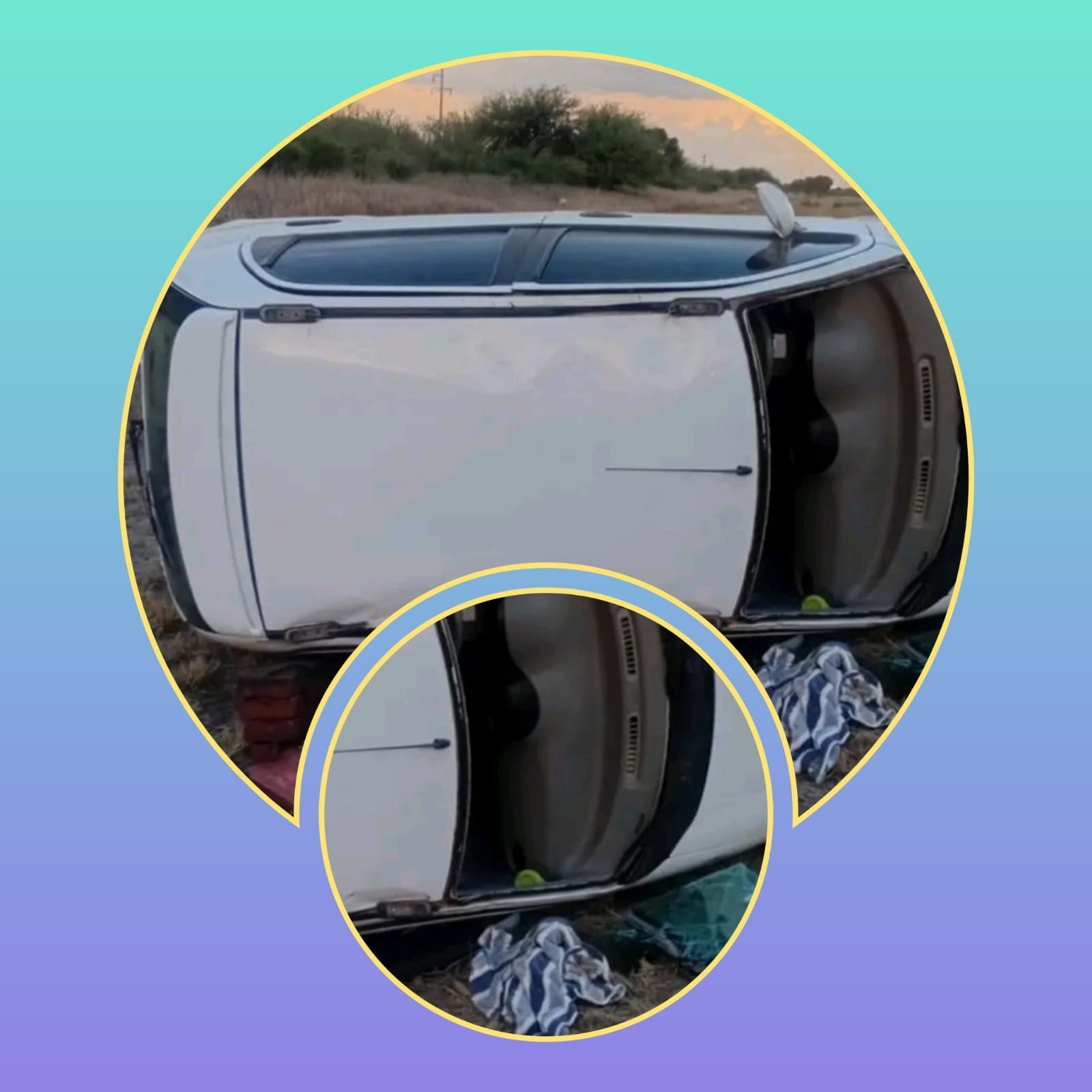 Un automovilista volcó sobre Ruta 38 cercanía al puesto caminero N2