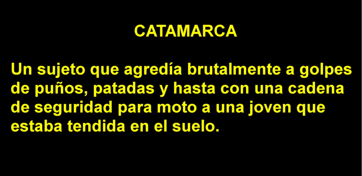 CATAMARCA: La molió a golpes con una cadena