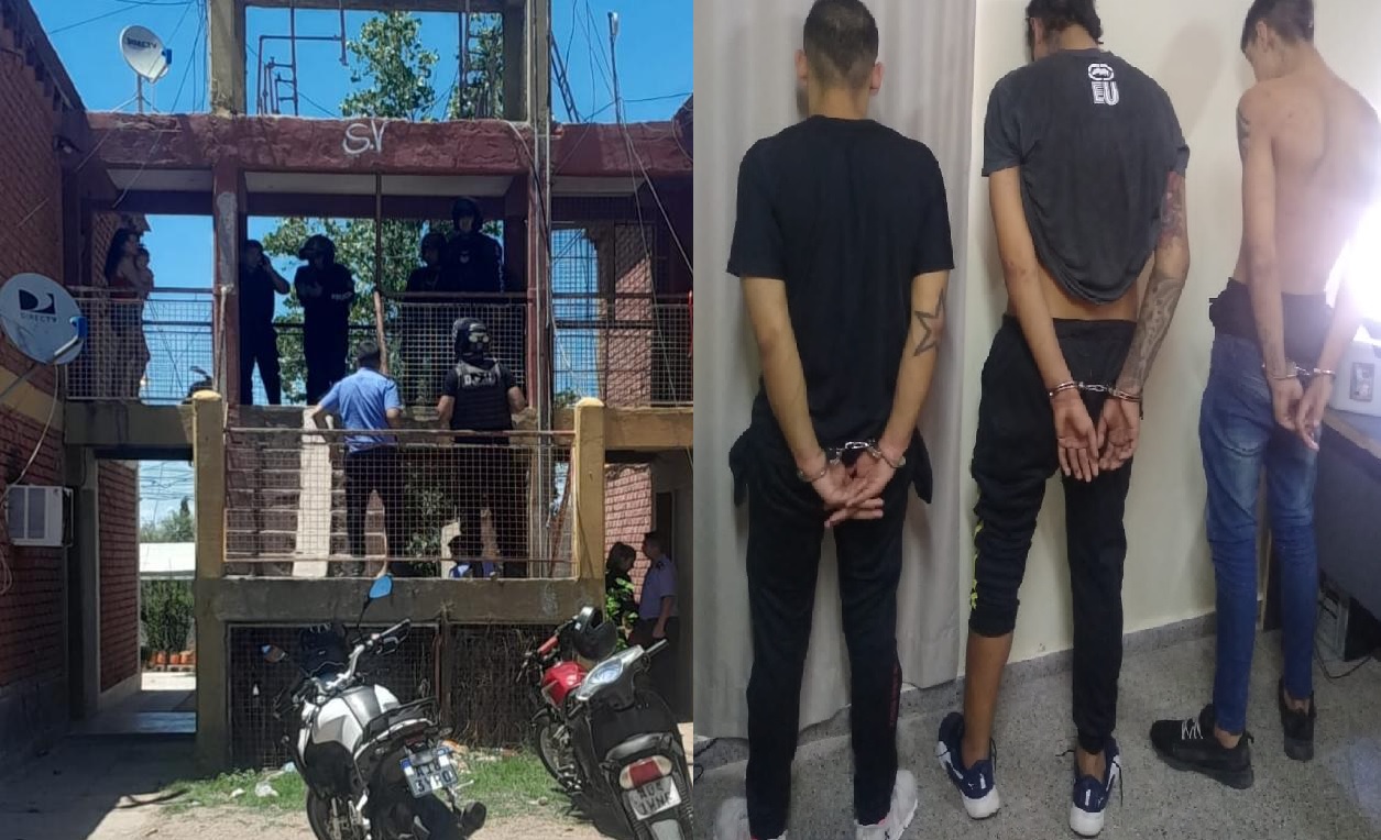 Detuvieron a los tres prófugos en el Barrio 88 Viviendas