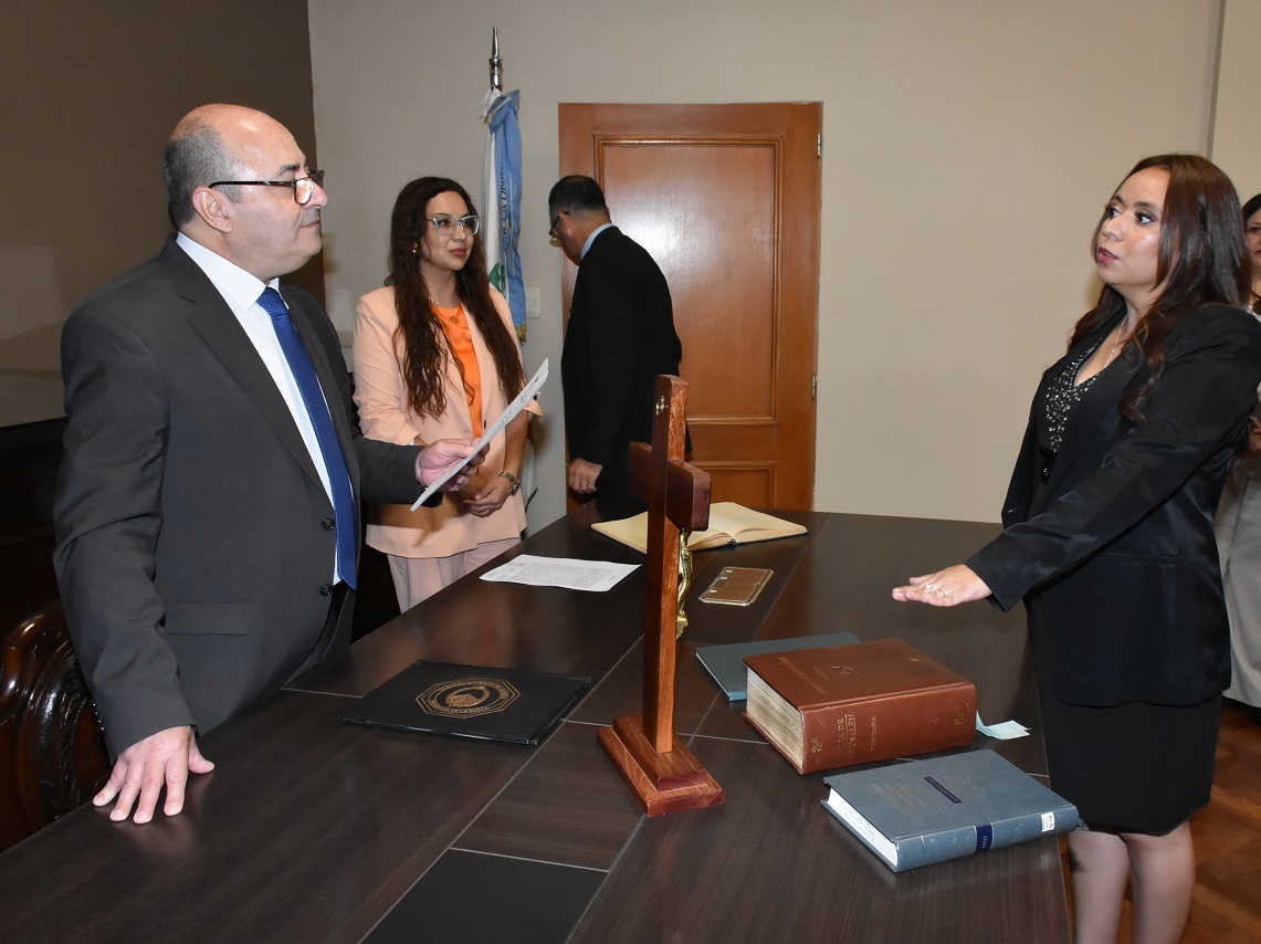 EL TSJ TOMÓ JURAMENTO A NUEVAS MAGISTRADAS Y JUEZAS DE PAZ DESIGNADAS POR LA CÁMARA DE DIPUTADOS