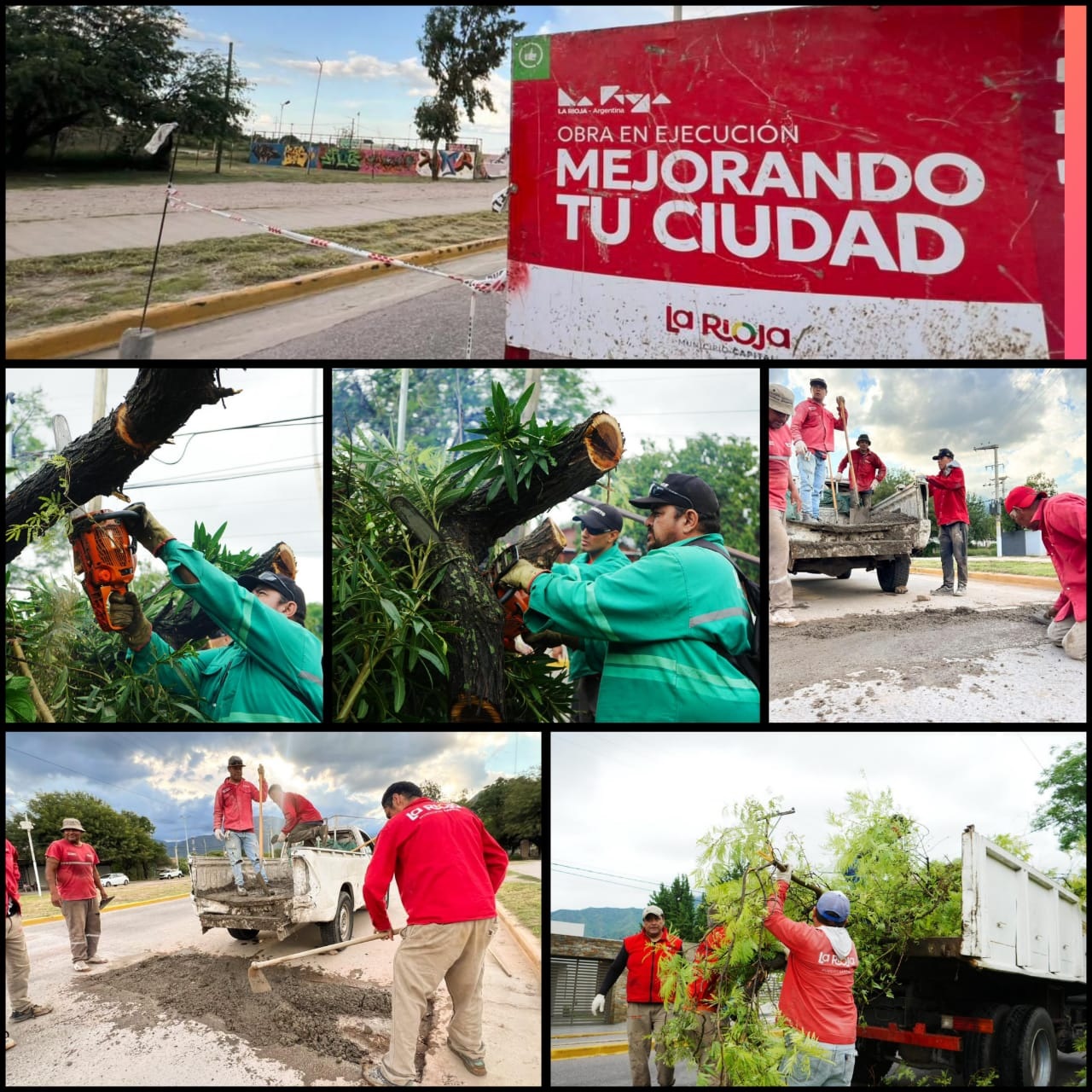 LUEGO DE LAS INTENSAS LLUVIAS, EL MUNICIPIO RETOMA TAREAS DE BACHEO Y RECUPERACIÓN DE ZONAS