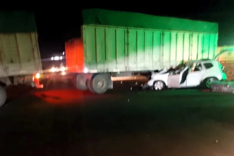 Una familia sanjuanina herida tras un choque frontal con un camión en San Luis