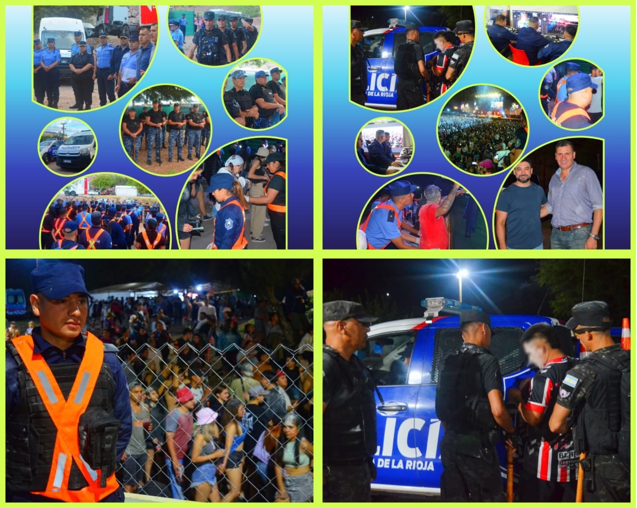 Operativo de Seguridad Primera Noche del Chayero Sanagasteño