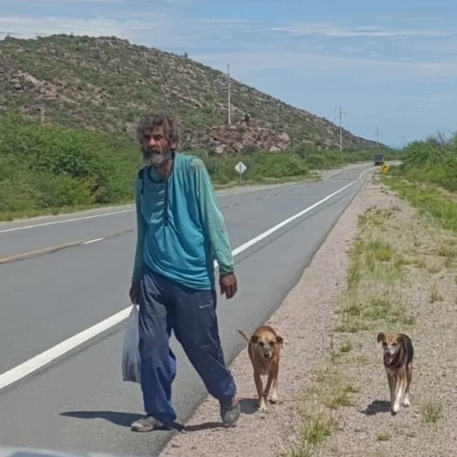 Hallaron a un hombre extraviado caminando por la Ruta Nacional 74